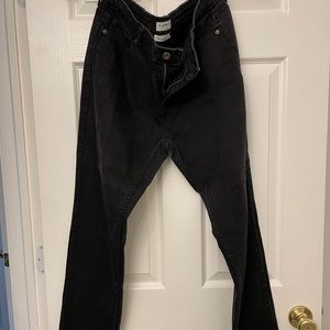 Black stretch skinny jeans